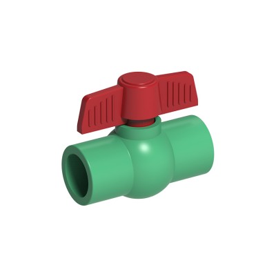 Made In China Price List Plastic Hot Water Compression Ppr One Way Ball Valve Fittings