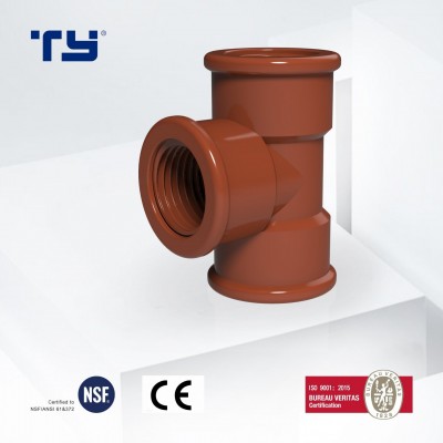 Tee Pph PVC UPVC Pressure Pipe Fitting Water Supply Iram DIN GB Pn16 Pn10 Plastic Connector Accessories Tube for Hot Water