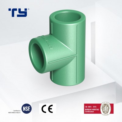 High Quality Factory PPR Pipe Fitting for Cold and Hot Water Brands Plumbing Price List Plastic Manufacturer Quality