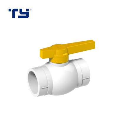 Plastic PVC CPVC Ball Valve with Threaded or Socket Hot Sales ASTM F1970 Standard with & Upc Certificate Vasen Ty OEM