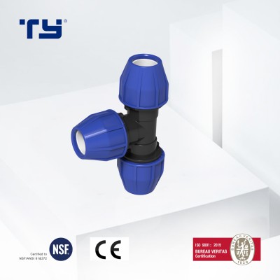 High Pressure Quality Tee PP Agricultural Gardening Pipe Fitting Fast Delivery Factory Price